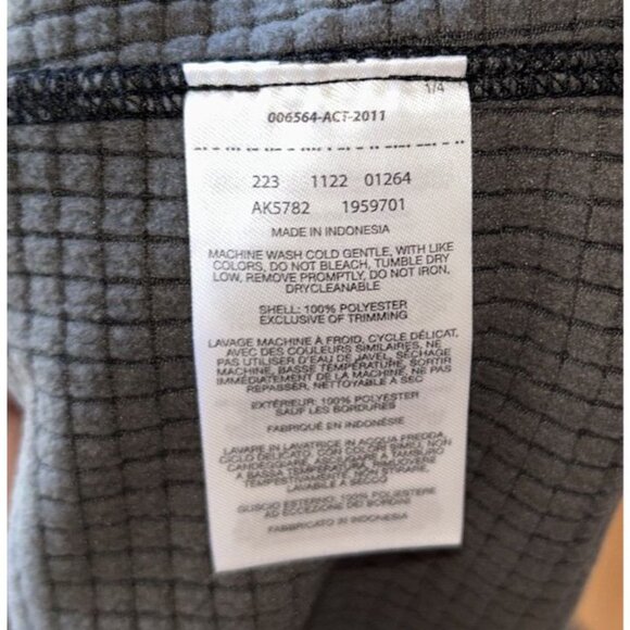 NEW Columbia Park View Grid Fleece Long Sleeve Half-Zip Women's Size Large Gray - Picture 11 of 11